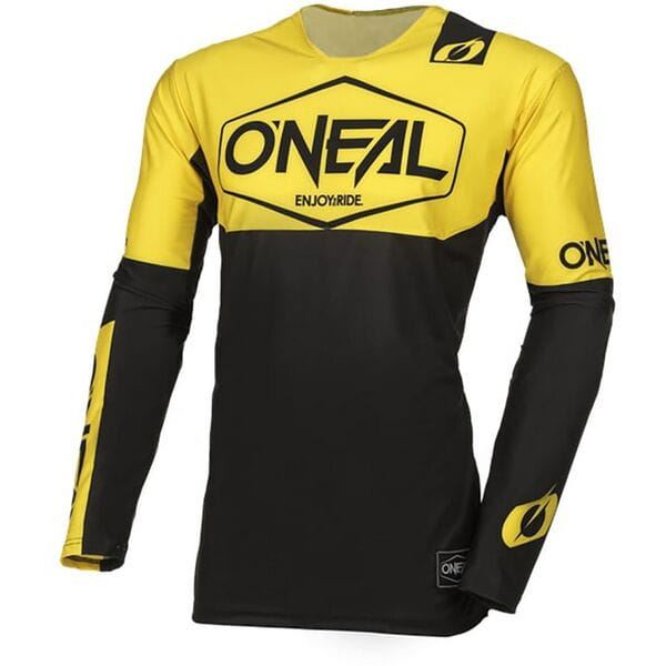 O'Neal 2025 Motocross Jersey Mayhem Hexx Black Yellow